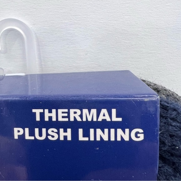 BEN SHERMAN, 2 PACK BEANIE SET, THERMAL PLUSH LINING UNISEX, ONE SIZE,GREY, NAVY - Picture 12 of 15